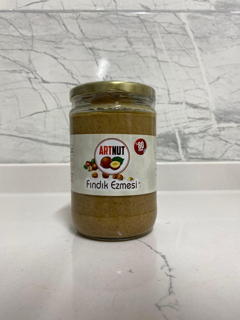 ARTNUT fındık ezmesi 650 g ve 900 g kavanoz – Giresun fındığı